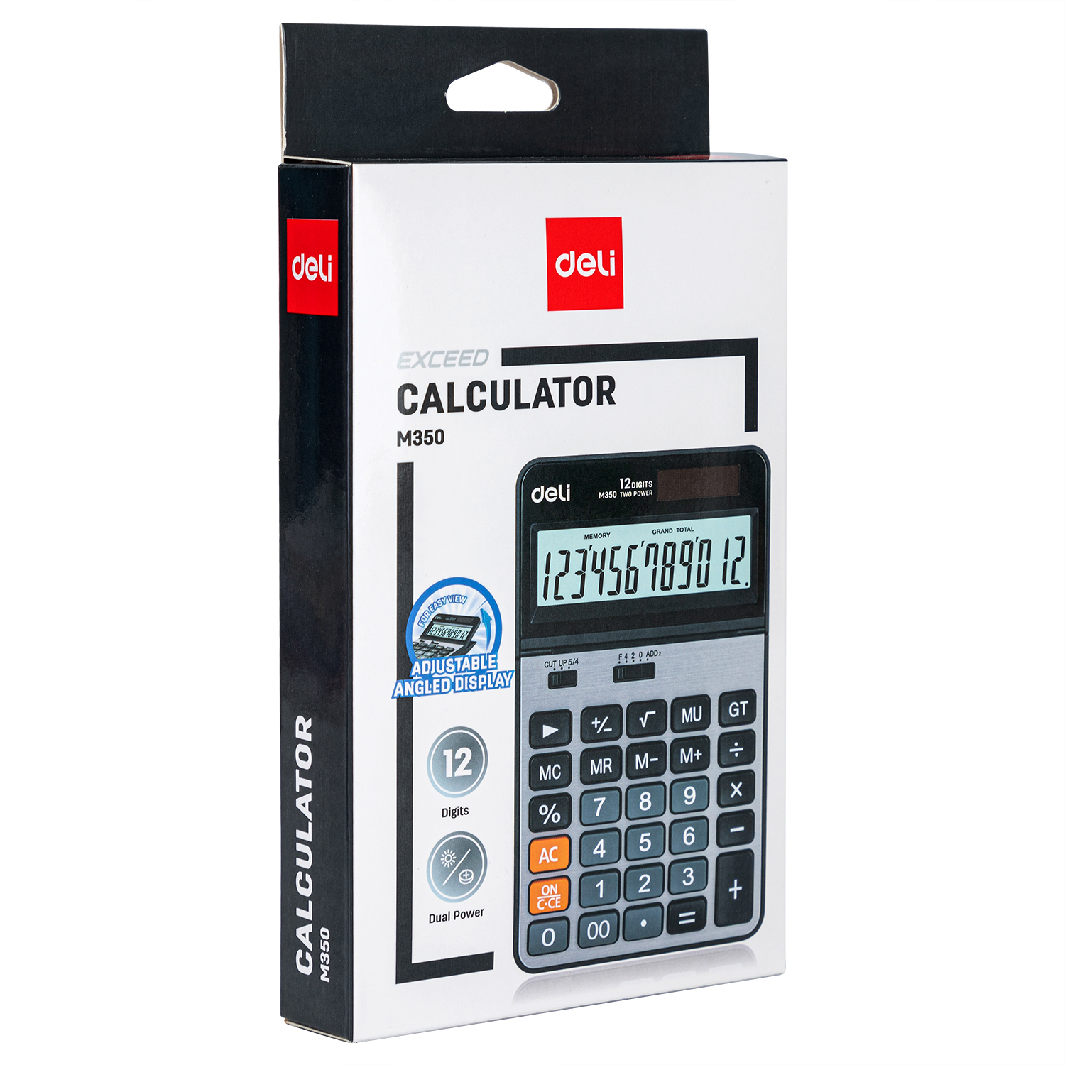 Deli-EM444 Dual-memory Calculator