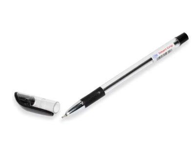 50-Piece FIS Smart Grip Ballpoint Pens 1.0mm Black - FSBPSG01BK