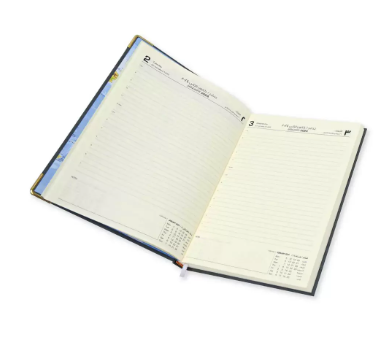 FIS Executive Diary 2024 (Arabic/English) Bonded Leather, Cover Grey - FSDI88AEB24GY