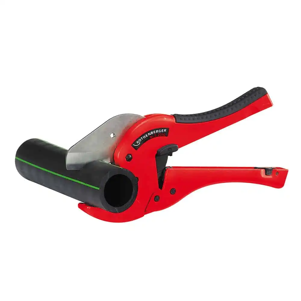 ROCUT 50TC Professional - Plastic Pipe Cutter, 50mm (Shear Type)