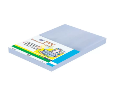 Fis Clear Transparent Pvc Binding Sheets - 200 Micron, Pocket Of 100 Pieces