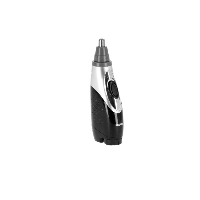 Geepas Non-Rechargeable Nose Trimmer - Portable | Vacuum Cleaning System | Fine Blade | ON/OFF Switch | Perfect For Ear/Nose/Facial/Neck Hairs
