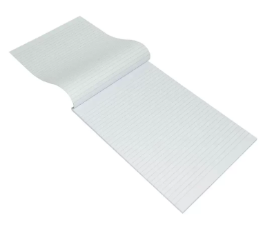 10-Piece FIS Burj Al Arab Writing Pad, Single Ruled, A4 Size (80 Sheets x 10 Pcs) - FSPDA4BURJ80