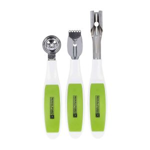 Royalford 3Pcs Kitchen Gadget Set - Plastic/Stainless Steel - Multicolor