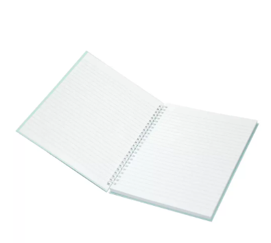 Light LINBS1081802 Single Line Spiral Hard Cover Notebook (Pack of 5 Pcs X 100 Sheets), 10X8in