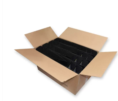 Pack of 24 Pieces PP Lever A4 Arch Box File Black