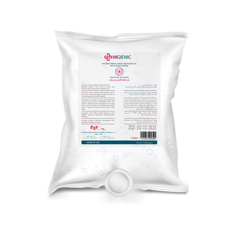 Hygienic Hand Sanitizer Refill Pouch | 1000 ml