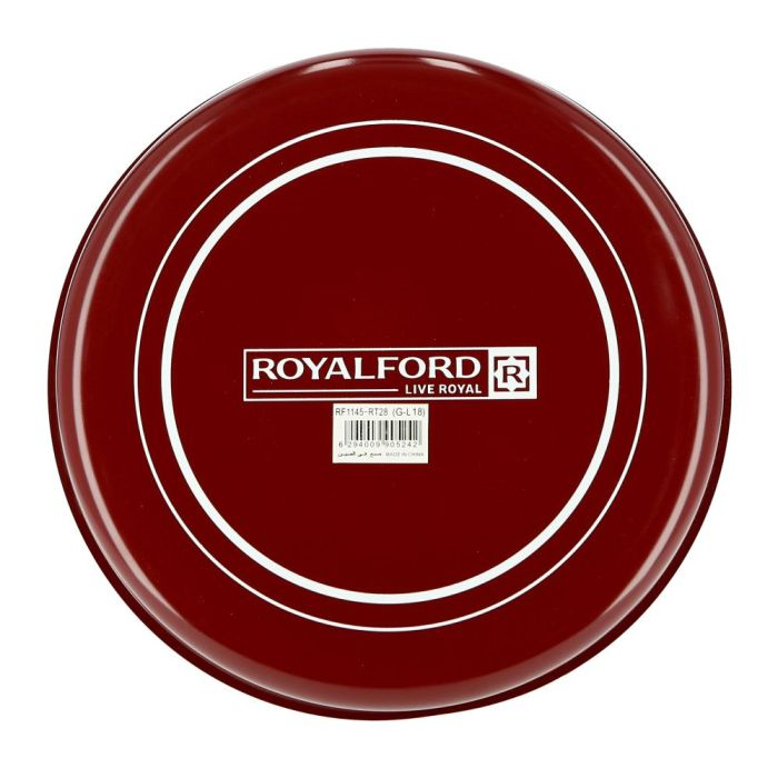 Royalford RF1145-RT28 Non-Stick Round Baking Tray, 28 CM