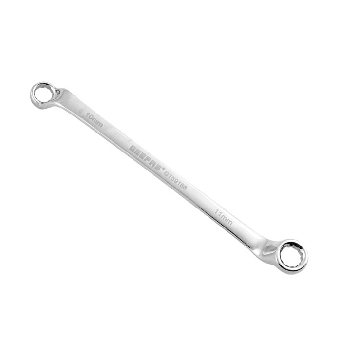 Geepas 11mm Ring Spanner - 12 Point Double Ring Spanner| CRV Material, Mirror Finish | Ideal For Mechanic, Plumbers, Carpenter, DIYers And More