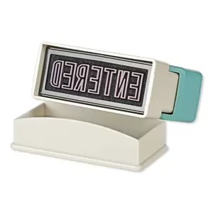 Artline X-Stamper "ENTERED" for Office Business Supplies, Ink Blue - ARXTCXB1021