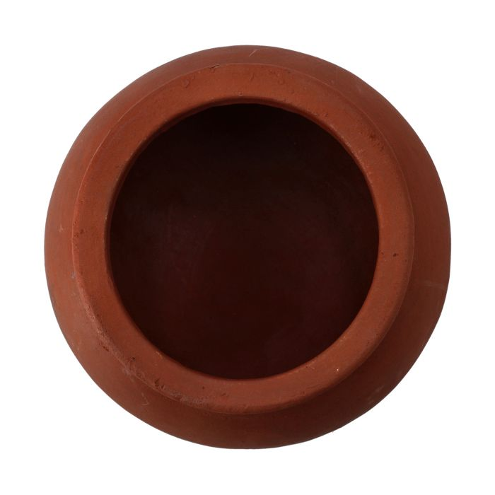 Rice Kalam, 100% Natural Clay Handmade Cookware, RF10580 | Non-Toxic & Eco-Friendly | Can Be Used On Gas Stove Or Open Fire | Earthen Pot/ Clay Pot For Rice, Curry
