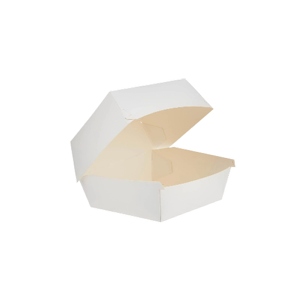 Paper Burger Box White