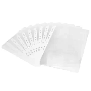 10-Piece FIS Currency Album Refill 3-Pockets 21.5x30cm, Transparent - FSHOCAR2