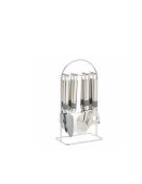 Prestige Progrip Gadget Set & Stand - Stainless Steel - Silver