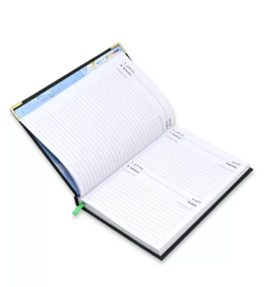 FIS Diary 2023 Arabic / English (Saturday & Sunday Combined) A5, Green - FSDI92AE23GR