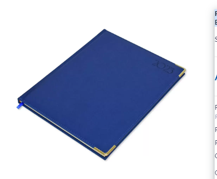 FIS Executive Diary 2023 English/French (1-Week at a glance) Blue - FSDI35EPN23BL