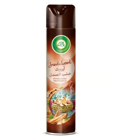 Air Wick Freshener Aerosol Sandalwood 300ml Easy to Use