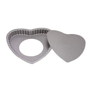 Prestige Loose Base Heart Shaped Pan - Aluminium - Grey