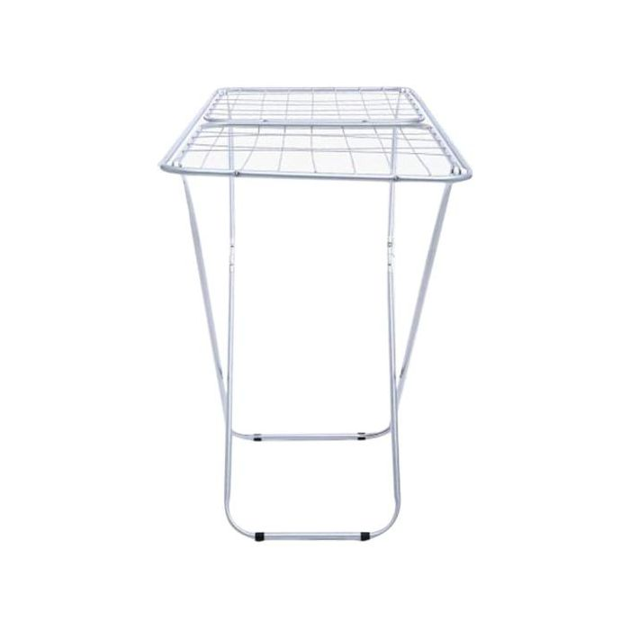 Royalford RF5000 Large Folding Clothes Airer - Drying Space Laundry Washing |Durable Metal Drying Rack | Multifunctional Air Dryer Ideal For Indoor And Outdoor | Easy Store 2 Folding Winged Clothes Ai