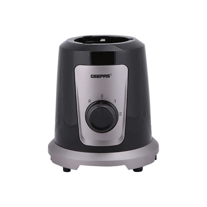 Geepas 500W 2in1 Multifunctional Blender | Stainless Steel Blades, 2 Speed Control With Pulse | 1.5L Jar, Interlock Protection | Ice Crusher, Chopper, Coffee Grinder & Smoothie Maker