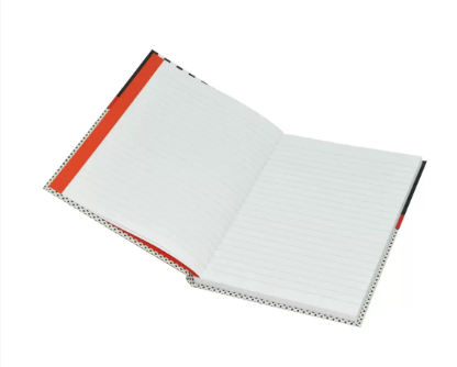 5-Piece Light Hard Cover Notebook, Single Ruled, (100 Sheets), A5 Size - LINBA51709