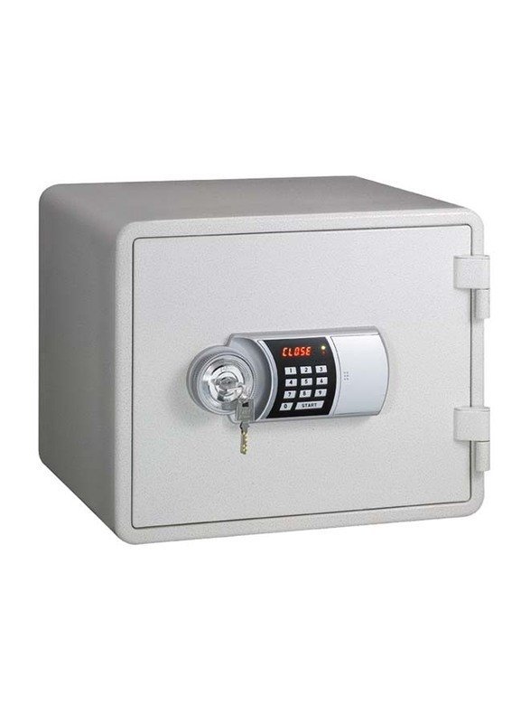 Eagle Safes Fire Resistant Safe (YESM-020K) White - Black - Digital Lock + Key Lock