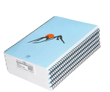 10-Piece FIS Spiral Soft Cover Notebook Single Line A4, 100-Sheets - FSNBA41902S