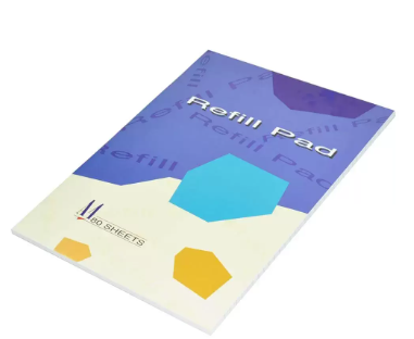 10-Piece FIS Refill Pads 4 Holes, Single Ruled, A4 Size (80 Sheets x 10 Pcs) - FSPDRP4HA4