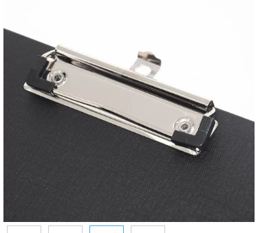 FIS Clip Boards PP Foolscap Size, Color: Black -FSCBPPFSBK