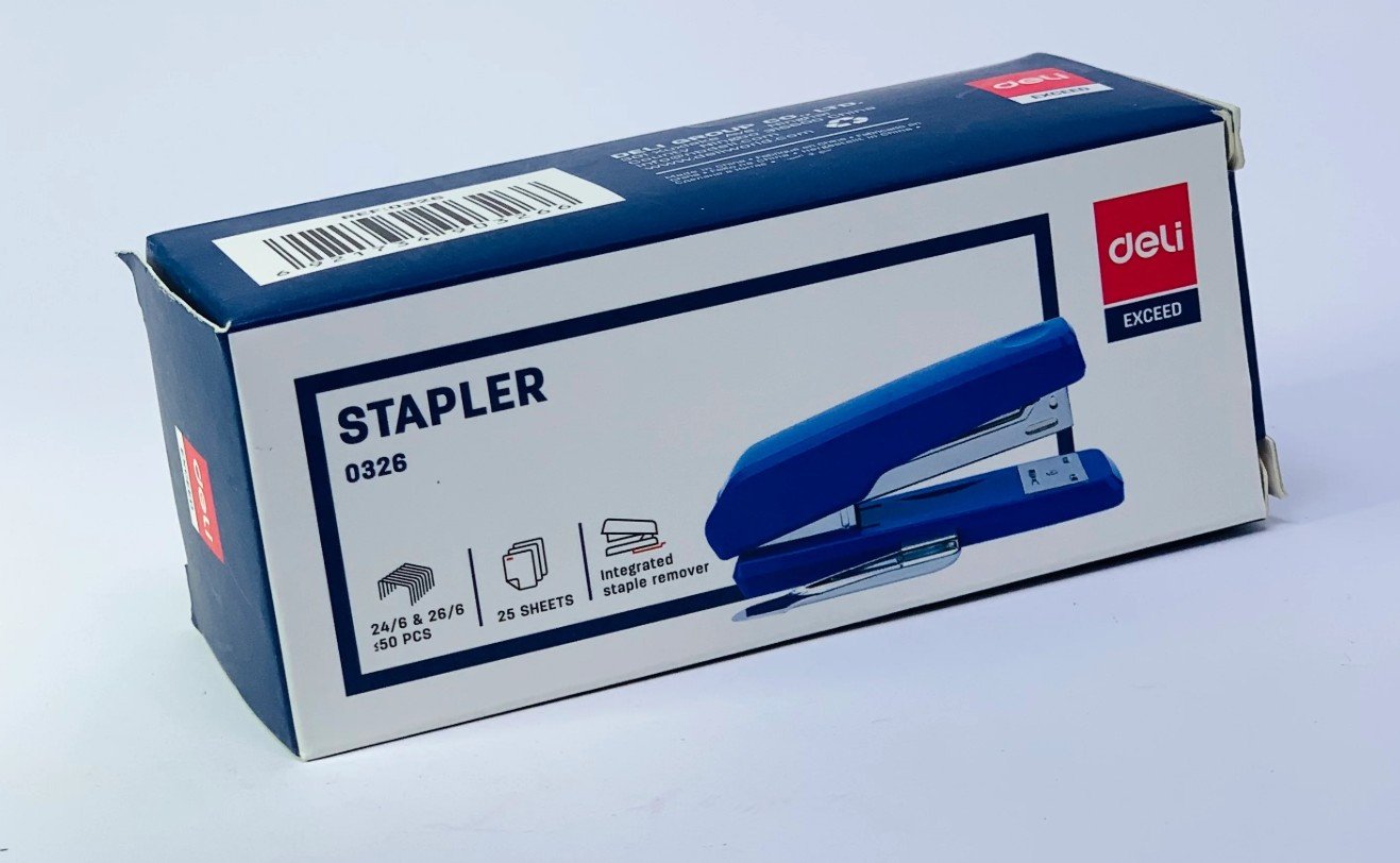 Deli-E0326 Stapler 25 Sheets Capacity (Integrated Staple Remover)