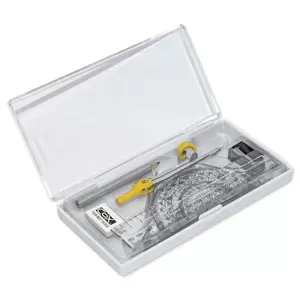 COX Mathematical Sets, 8 Pieces, Made In Taiwan.
