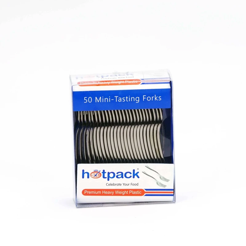 Mini-Tasting Silver Forks 50 Pieces