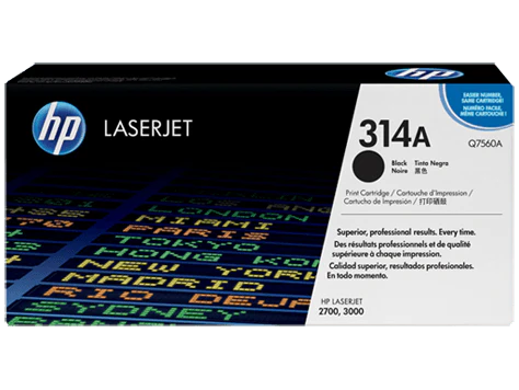 HP 314A Black Print Cartridge (Q7560A)
