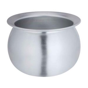 Royalford Anodized Rice Pot - Aluminum - Silver - 4 LITER
