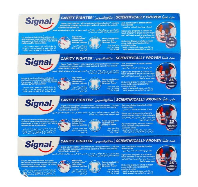 Signal Cavity Fighter Toothpaste 75 ml 3 + 1