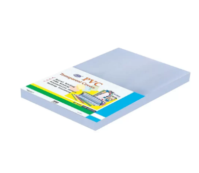 Fis Clear Transparent Pvc Binding Sheets - 250 Micron, Pocket Of 100 Pieces