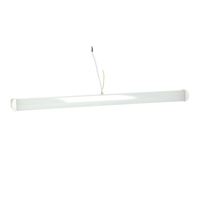 Geepas Energy Saving Led Batten - Shop Light Fixture, 20W LED Tube Light, Ceiling Light 1600LM, 6500K Neutral White Cool Daylight | Ideal For Home Garage Warehouse & More | 2 Years Warranty