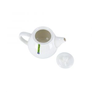 Royalford Magnesia Tea Pot With Lid - Porcelain - White