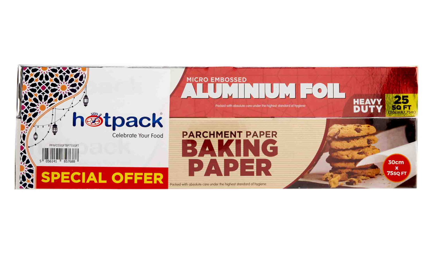 Baking Paper + Aluminium Foil Combo