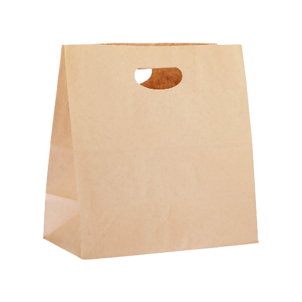 Kraft Paper Bag Die Cut Handle 28 X 28 Cm