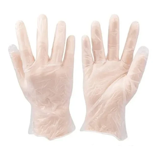 Vinyl Powder Free Gloves, Medium - Pack of 100