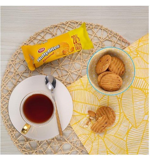 Tiffany Nutty Bites Almond, 8x72g