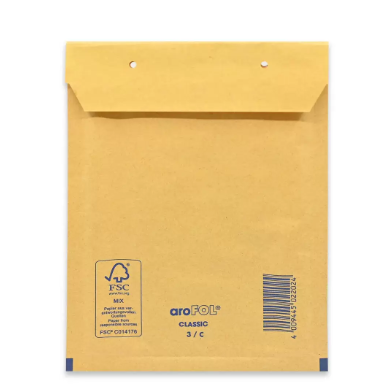 10 Pieces Air Craft Bubble Envelope, Size 150 X 215 mm, Material Spanish Origin - JFSPAE00013P10
