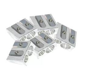 FIS Metal Sharpeners 2 Hole, V shape, Pack of 20 Pieces - FSSP20