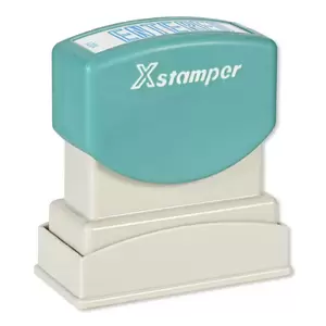 Artline X-Stamper "ENTERED" for Office Business Supplies, Ink Blue - ARXTCXB1021