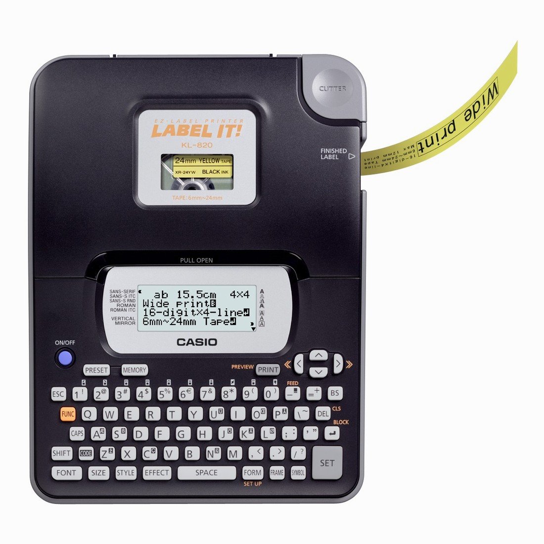CASIO KL820(BL) Label Printer Black