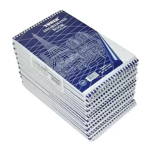 20-Piece FIS Spiral Tower Shorthand Books, 5 mm Square (80 Sheets x 20-Piece) 127x205 mm Size - FSSH5TOWER80