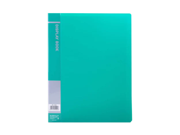 Deli 5004 Clear Book A4 Assorted Colors 40 Pockets