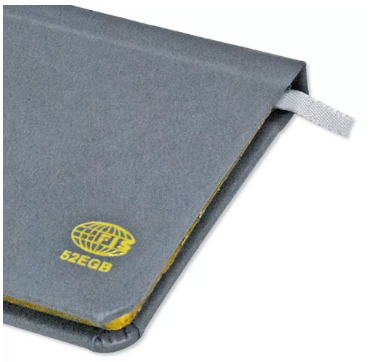 Fis 2024 Slim Diary Bonded Leather English 1Sides Padded Grey -FSDI52EGB24GY