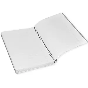 240-Sheet FIS 7-Subjects A4 Classico University Book PP Cover, Grey - FSUB7SSPP06